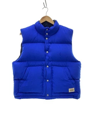 STUSSY Puffer Chaleco S Nylon BLU 6818900 Reversible - Imagen 1 de 4