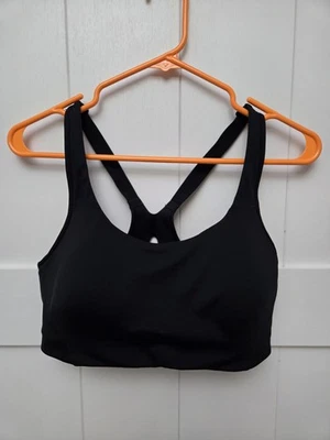 Lululemon Sports Bra, All Powered Up Medium Support, LW2BQDS, Black Size 36D - Image 1 of 4