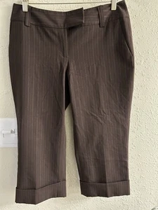 Pantalones capri de vestir marrón 8P Apt.9 #195*13 ¡Envío gratuito! - Imagen 1 de 6