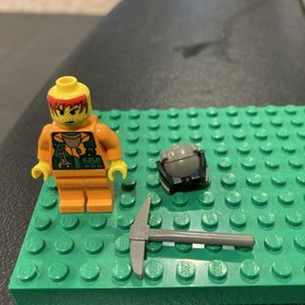 LEGO Rock Raiders Sparks minifigure 1277 3348 4930 4990 rck005 Lot 1 Retired