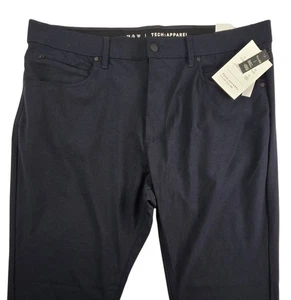 Projek Raw Tech Pants Flux 2.0 Navy Blue 360 Stretch Comfort Wicking Men’s Sz 38 - Picture 1 of 9