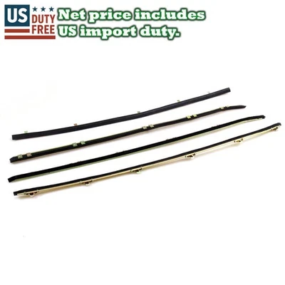 AJUSTE NISSAN DATSUN 620 CAMIONETA PICK-UP PUERTA NUEVA VENTANA RESISTENTE A LA INTEMPERIE 4 piezas 72-79 Foto 1 de 4