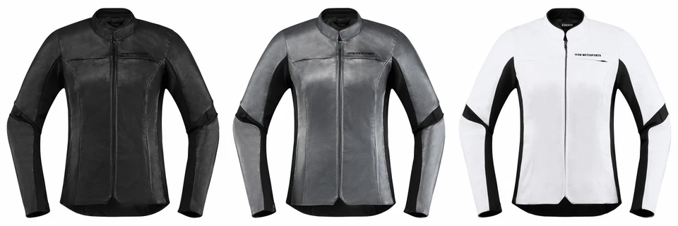 Chaqueta de cuero Icon Overlord para mujer - Elige talla/color Foto 1 de 1