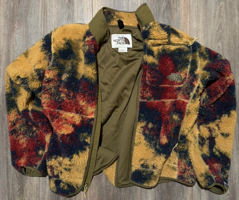 Jaqueta de lã masculina The North Face Extreme Pile jacquard zíper completo nova - Imagem 1 de 3