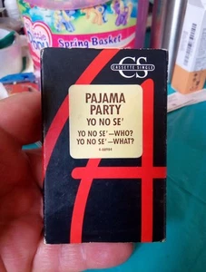 PAJAMA PARTY "YO NO SE' -WHO?/YO NO SE' -WHAT?" 1988 MAXI-SINGLE CASSETTE TAPE - Picture 1 of 12