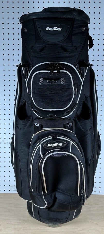 Bolsa de carro de golf Bagboy Revolver Pro sistema giratorio divisores de 14 vías negro Foto 1 de 4