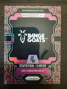 2024 Range Goats Panini Prizm LIV Golf Snakeskin Prizms SP /13 - Picture 1 of 2