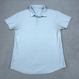 Polo BYLT uomo grande blu chiaro lux premium basics casual manica corta - Foto 1 di 12