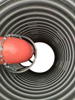 MARKENLOS Sickerschacht 130l DN425 Erdtank Zisterne Drainagerohr KG Rohr Kontrollschacht