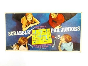 Vintage 1968 Scrabble For Juniors Board Game Edition 3 - Picture 1 of 12