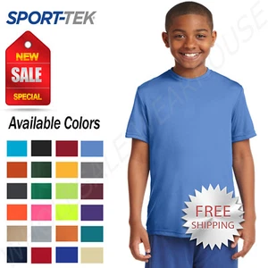 Sport Tek Youth's Dri-Fit PosiCharge Workout S-XL T-Shirt M-YST350 - Picture 1 of 29