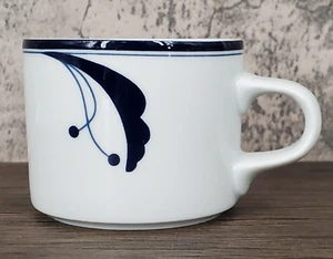 Beautiful Dansk Bayberry Blue (Portugal) Flat Coffee/Tea Cup Stoneware - Picture 1 of 9