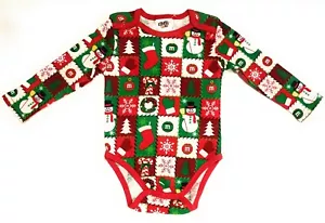 M&M's Christmas Bodysuit for Boys and Girls. Baby Clothes. Assorted Sizes. - Picture 1 of 2
