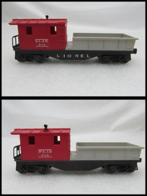 Very Rare Lionel Trains 6119-100 DL&W Work Caboose "Lionel" On Only 1 Side Frame - Image 1 of 4