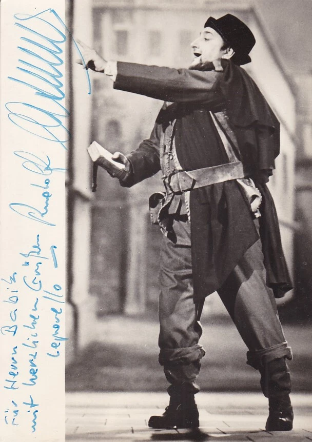 Rudolf ASMUS (1921-2000) - tschech. Opernsänger, Original-Autogramm! - Bild 1 von 1