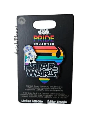DISNEY PARKS Star Wars Pride Collection R2-D2 Limited Release Sliding Pin