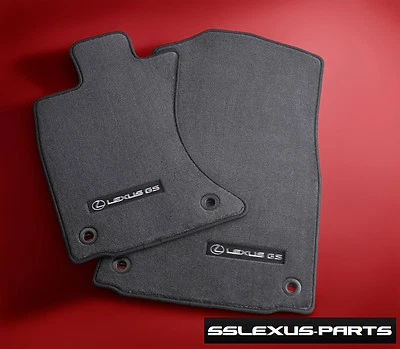 雷克萨斯 GS350 (2013 - 2015) AWD(全轮驱动)4 件原始设备制造商汽车地板垫(黑色) — 第 1/4 张图片