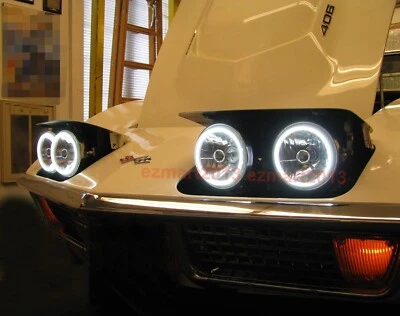 Switchback LED halo ring for Chevrolet Corvette C3 1968-1982 angel eye DRL lamp - Image 1 of 4