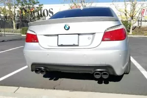 BMW 5 E60 E61 SEDAN TOURING 2003-2010 DIFUSOR ALERÓN TRASERO ABS negro brillante - Imagen 1 de 5