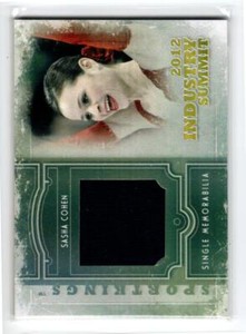 2012 Sportkings Industry Summit Single Memorabilia #ISSM17 Sasha Cohen /20