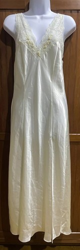 UNDERCOVER Abito da notte lungo vintage Victoria's Secret raso pizzo vintage slip ottime condizioni piccolo liquido bagnato