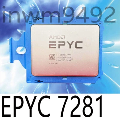 AMD EPYC 7281 2.1 GHz 16 core 32 MB Socket sp3 PS 7281 bevgaaf CPU processor - Image 1 of 2