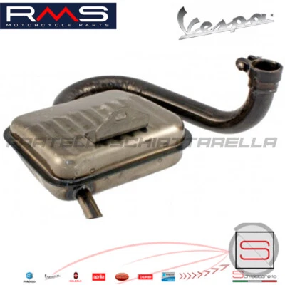 Marmitta Terminale Scarico Piaggio Vespa Sprint GL VLB VLA Sim 124046 100751020 - Immagine 1 di 3