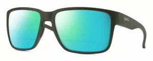 Smith Optic Emerge Unisex Square Polarized BIFOCAL Sunglasses in Moss Green 60mm - Picture 1 of 10