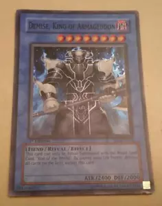 YuGiOh Demise, King Of Armageddon 1st Ed Super SOI-EN035 NM/M - Picture 1 of 1