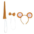  3 Pcs M Child Monkey Cosplay Hair Hoop Animal Costume Outfit
