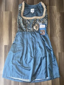 Bavaria Trachten Dirndl Dress Traditional German Oktoberfest Blue Size M | QD - Picture 1 of 6