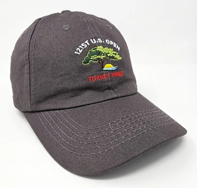 121st US Open Torrey Pines Miembro USGA Torneo Correa Golf Sombrero Gorra Gris Foto 1 de 4