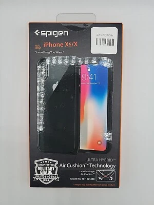 Spigen iPhone Xs/X Ultra Hybrid Phone Case Matte Black - Image 1 of 2