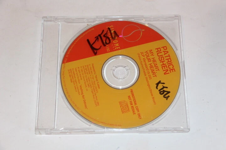 PATRICE RUSHEN My Heart Your Heart 1994 USA RARE PROMO Radio DJ CD FREE SHIP  Foto 1 de 4