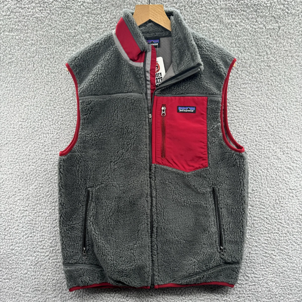 トップス patagonia Classic Retro-X Vest NAT/RED M patagonia Classic Retro-X Vest NAT/RED M Patagonia Retro-X Red