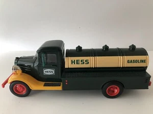 Vintage 1980 Hess Gasoline Fuel Oil Truck Toy Tanker - Green & Yellow - Picture 1 of 10