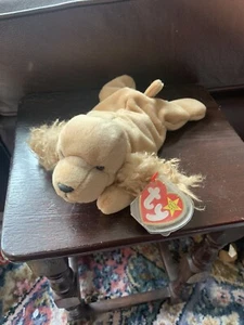 TY Beanie Babys Hund Buddy spunky Cocker Spaniel brauner Welpe Hund mit Etikett Gen 5 - Bild 1 von 1