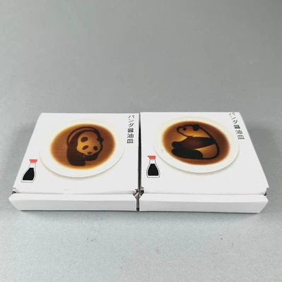 Керамический соевый соус блюдо для суши Panda Magic Appearing диаметр 3,54 дюйма японский дизайн - Изображение 1 из 4