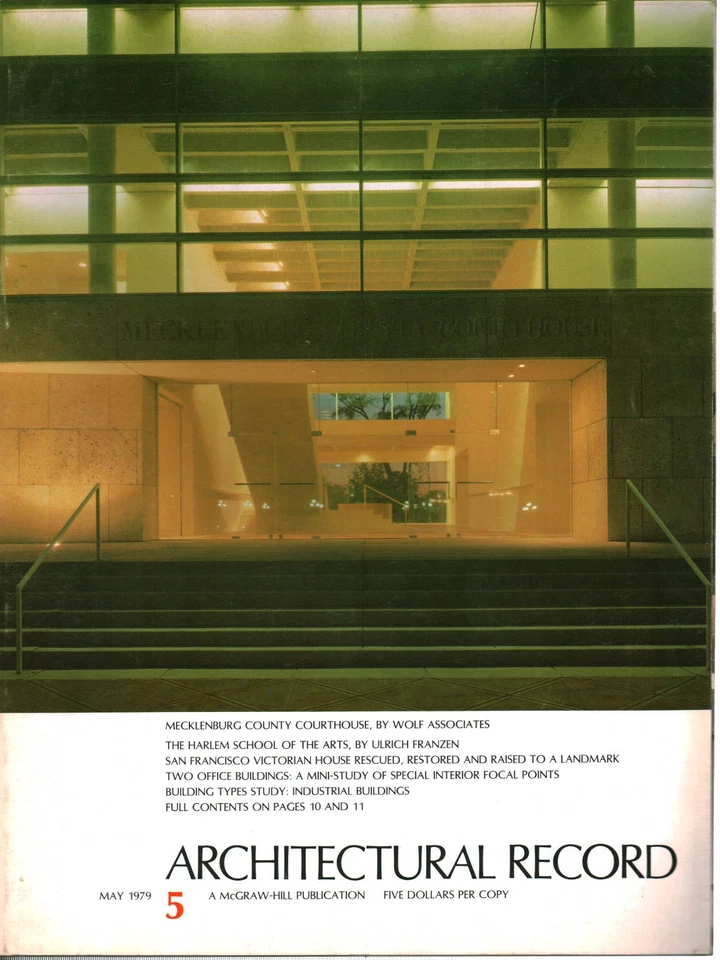 Architectural Record n.5 May 1979 - AA.VV. (McGraw-Hill) [1979] - Image 1 of 1