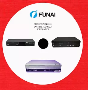 Funai audio video Repair Service schematics manuals on 1 dvd in pdf format - Picture 1 of 1