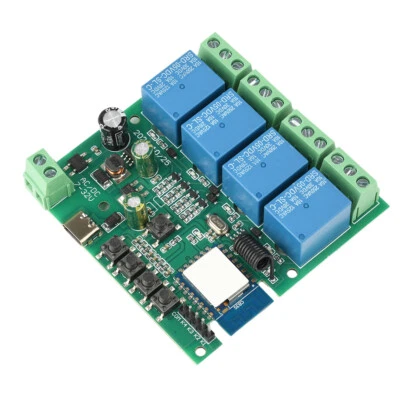 Modulo interruttore relè 4 canali Tuya Smart WIFI relè telecomando 2,4 GHz 433 MHz