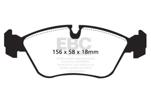 Pastillas de freno delanteras EBC Redstuff para Volvo C70 2.0 Turbo (99 > 05) - Imagen 1 de 1