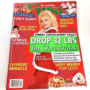 First for Women Magazin Dolly Parton 21. Dezember 2015 Weihnachten Urlaub Reba - Bild 1 von 13
