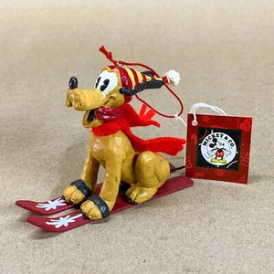 Midwest Mickey & Co. Pluto The Dog Skiing Vintage MCF Disney Ornament - Picture 1 of 11