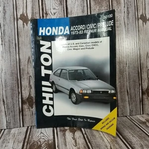 Chilton's Repair Manual Honda Accord Civic Prelude 1973-83 (8591) 30100 - Foto 1 di 9