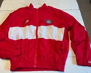 Vintage DeLong Indianapolis Indy 500 Red Windbreaker Jacket Size X-Large #31 - Picture 1 of 4