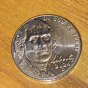 2024 D Jefferson Nickel Lower Mintage - Picture 1 of 2