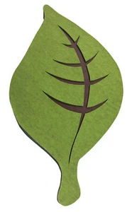 Akustik Schallabsorber, Blatt, Aufhängung wählbar, 117x60x8cm, Akustikelement - Bild 1 von 38