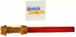 LEGO Accessories: Star Wars Replacement Red Lightsaber (Trans-red) for Minifigs - Picture 1 of 1