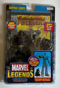 VINTAGE MARVEL LEGENDS BLACK PANTHER SENTINEL BAF SERIES TOYBIZ 2006 NEW - Picture 1 of 2